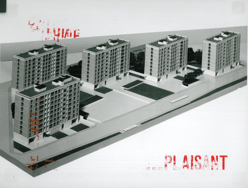 Model of the project back in 1963