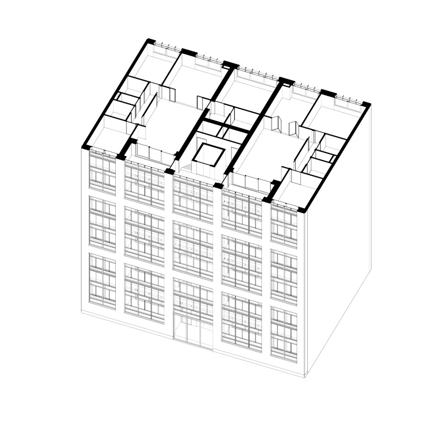 Blioclimatic loggia building