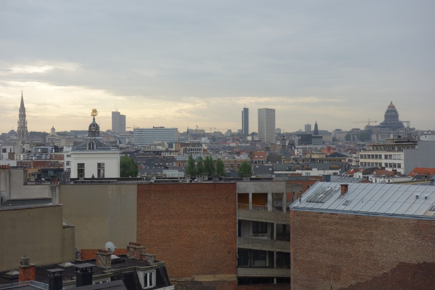 View of Brussels from a 5-block tower
